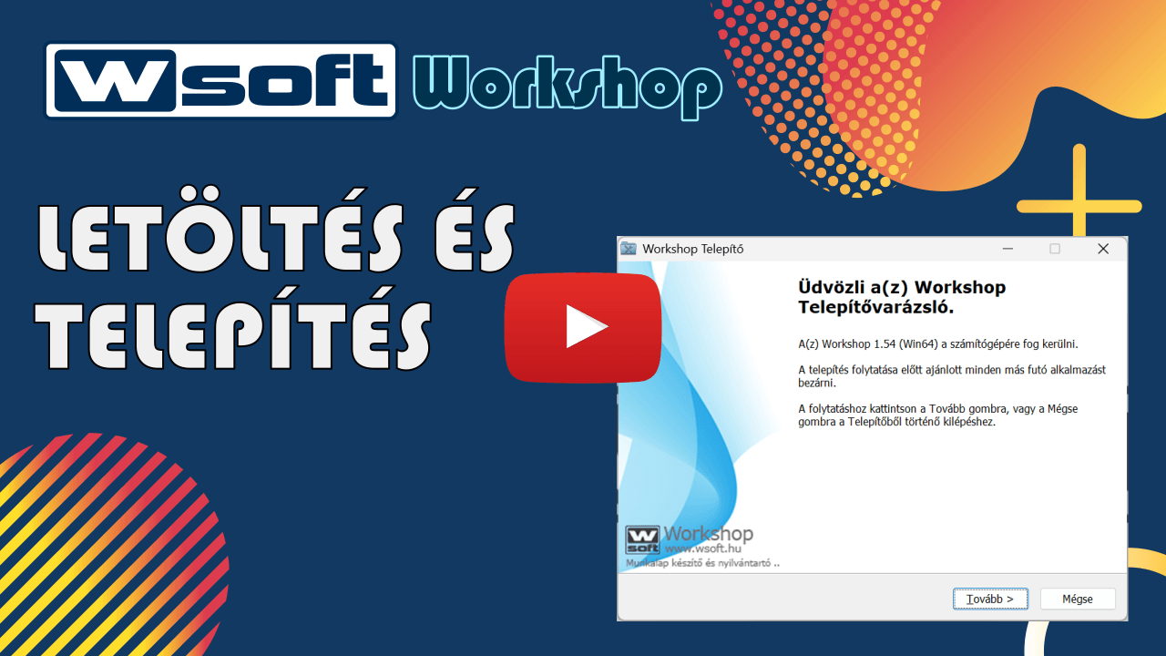wSoft Workshop szerviz program letöltése, telepítése